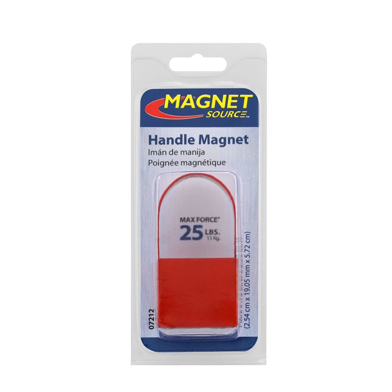 Magnet Source 1 in. L X .75 in. W Red Handle Magnet 25 lb. pull