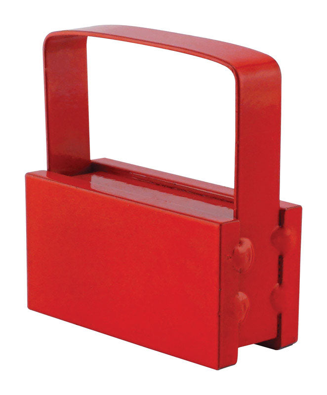 Magnet Source 2 in. L X .75 in. W Red Handle Magnet 50 lb. pull