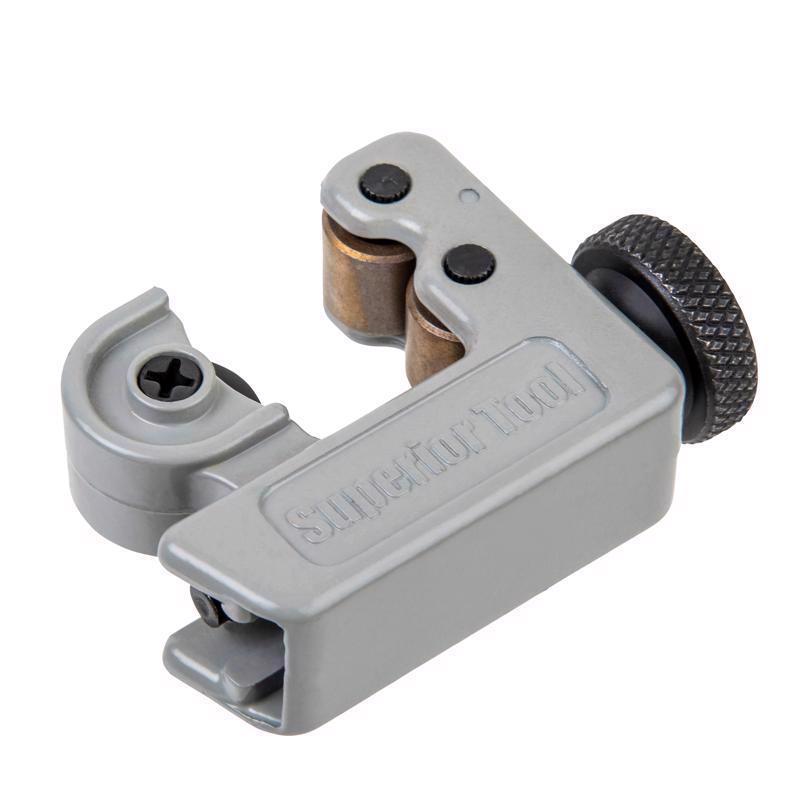 Superior Tool 1-1/8 in. Mini Tube Cutter Black/Gray