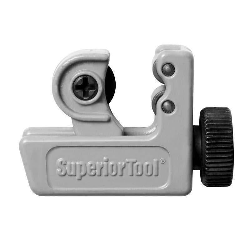 Superior Tool 1-1/8 in. Mini Tube Cutter Black/Gray