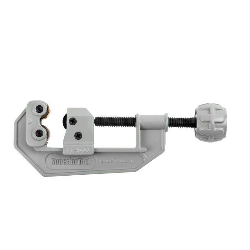 Superior Tool 1-5/8 in. Tube Cutter Black/Gray