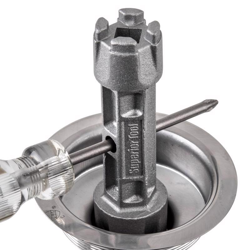 Superior Tool Drain Wrench Gray