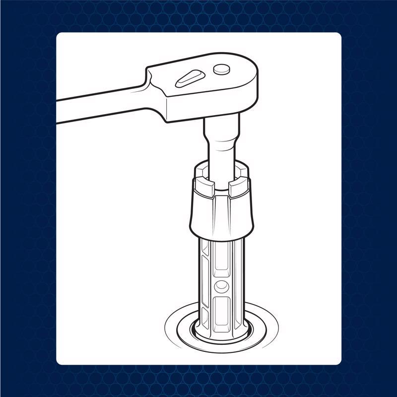 Superior Tool Drain Wrench Gray