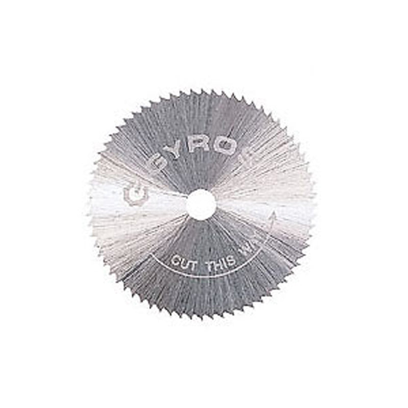 Gyros Tools 1 in. D X 1/8 in. Coarse Steel Circular Saw Blade 34 teeth