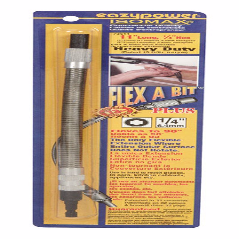 Eazypower Isomax 11 in. Steel Bit Extension Extension 1/4 in. Hex Shank