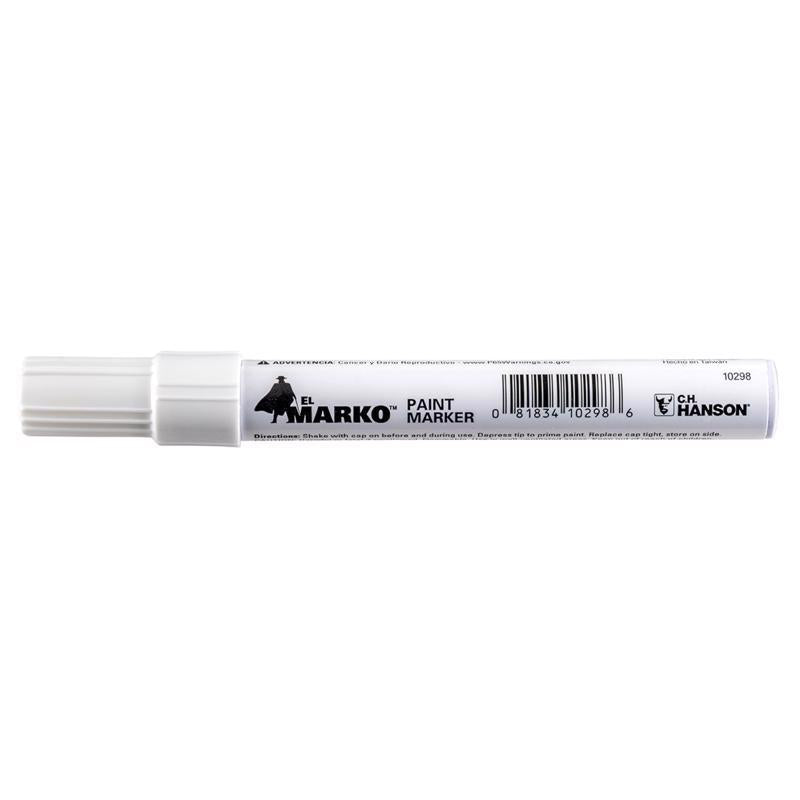 C.H. Hanson El Marko White Valve Tip Paint Marker