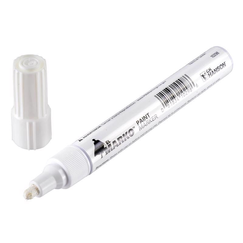 C.H. Hanson El Marko White Valve Tip Paint Marker