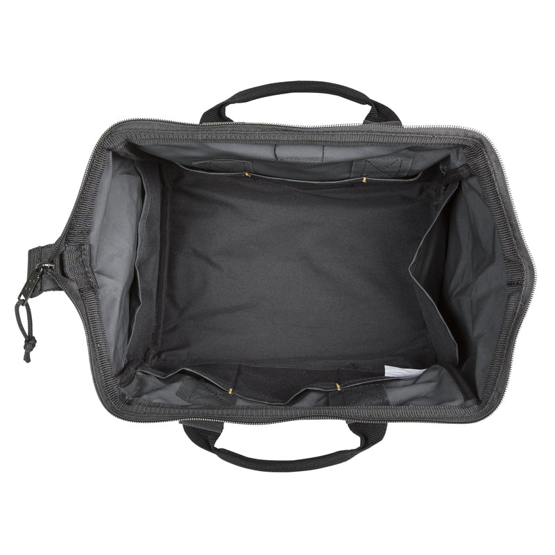 CLC 8.5 in. W X 8 in. H Polyester Tool Bag 14 pocket Black/Tan