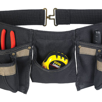 CLC Heavy Duty 8 pocket Polyester Apron Black