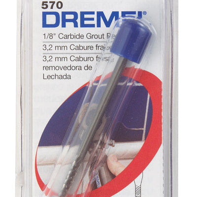 Dremel 1/8 in in. X 1-1/2 in. L Carbide Tipped Grout Removal Bit