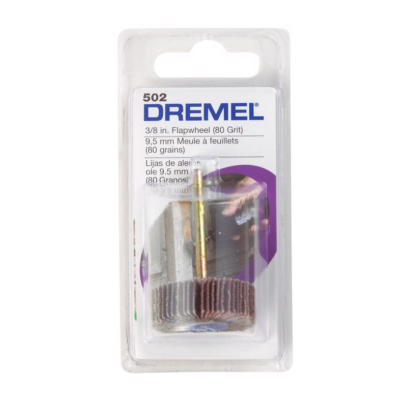 Dremel 3/8 in. D Emery Flap Wheel Sander 80 Grit