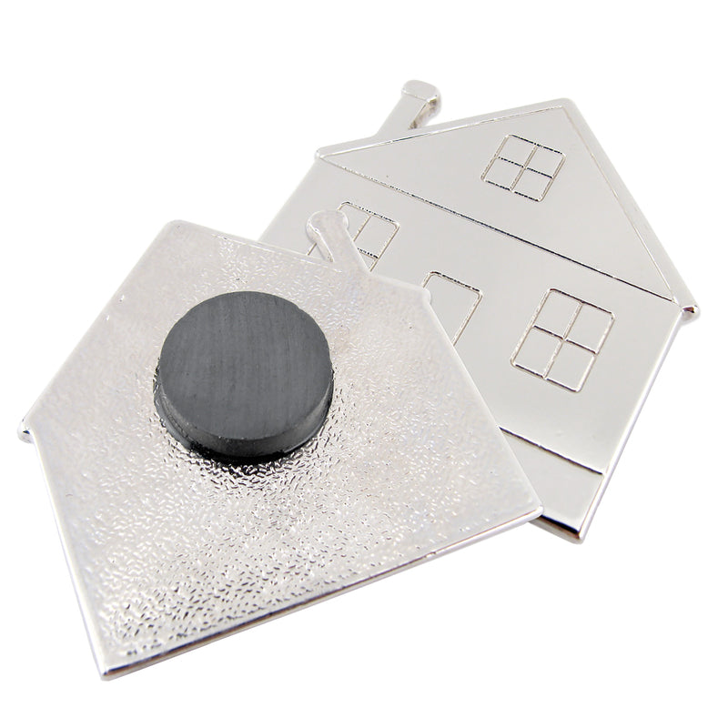 Magnet Source .156 in. L X .97 in. W Black Disc Magnets 0.8 lb. pull 6 pc