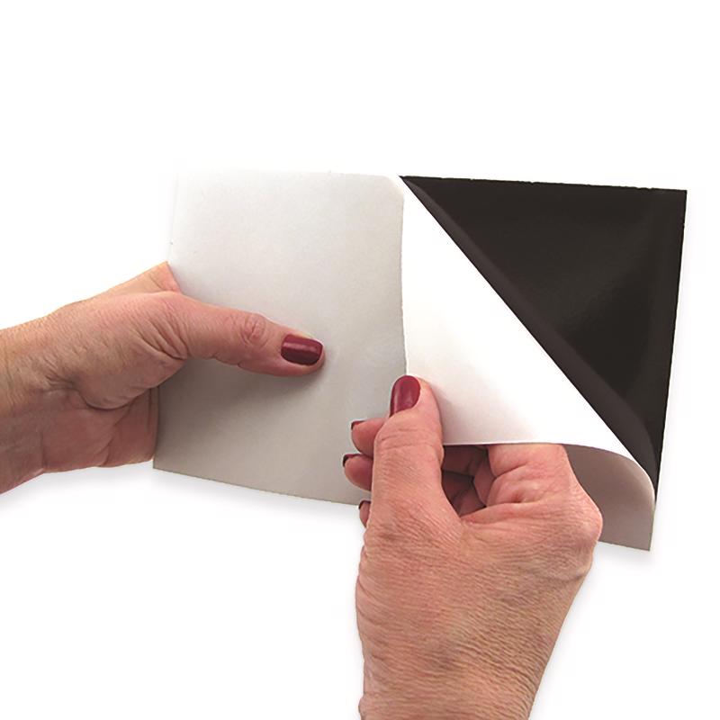 Magnet Source 8 in. L X 5 in. W Black Sheet Magnetic Sheet