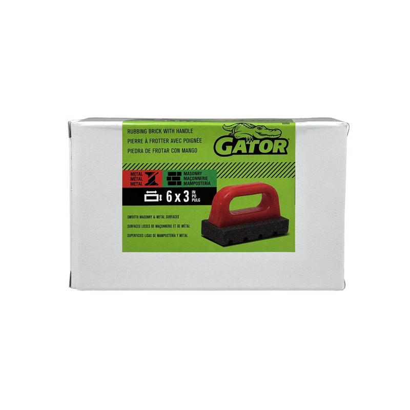 Gator 6 in. L Silicon Carbide Rubbing Brick