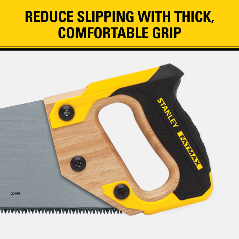 Stanley FatMax 15 in. Carbon Steel Multi Hand Saw 9 TPI