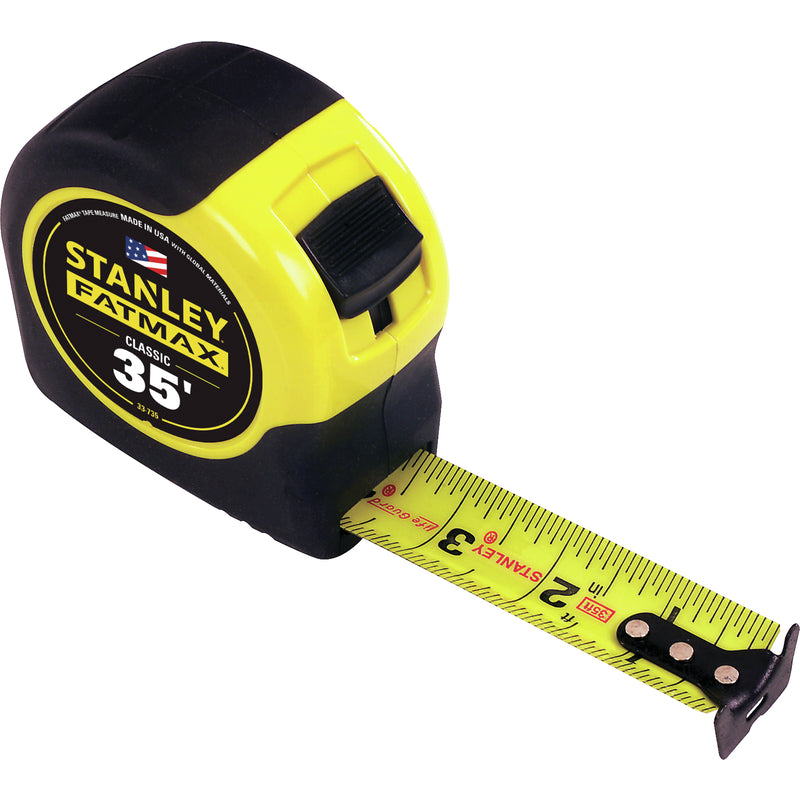 Stanley FatMax 35 ft. L X 1.25 in. W Compact Wide Blade Tape Measure