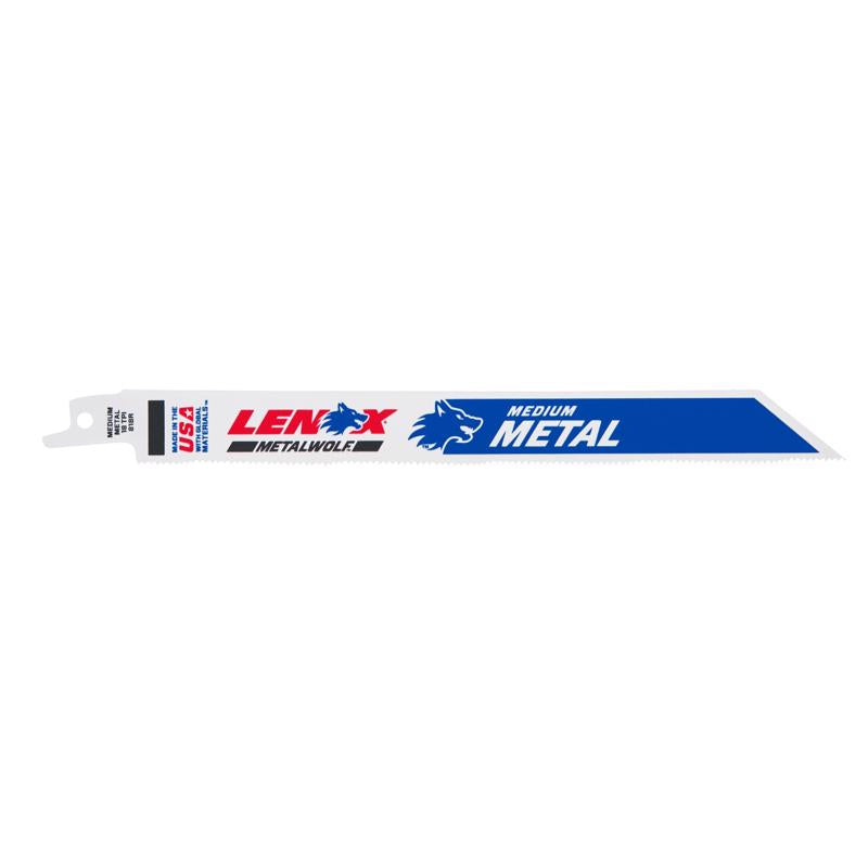 Lenox METALWOLF 8 in. Bi-Metal WAVE EDGE Reciprocating Saw Blade 18 TPI