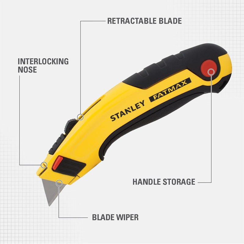 Stanley FatMax Retractable Utility Knife Black/Yellow