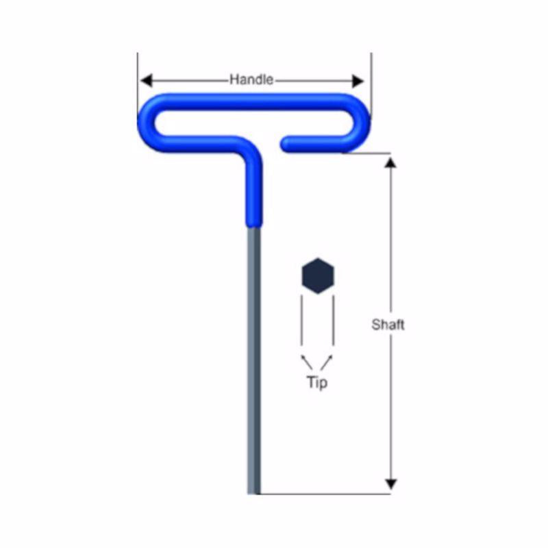 Eklind 4 mm Metric T-Handle Hex Key