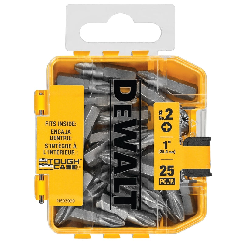 DeWalt Phillips #2 X 1 in. L Insert Bit Tip Heat-Treated Steel 25 pc