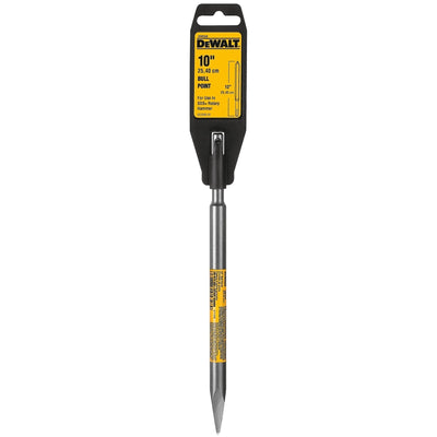DeWalt 10 in. L Steel Bull Point Chisel Bit SDS-Plus Shank