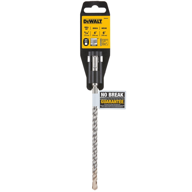 DeWalt 5/16 in. X 6 in. L Carbide Tipped Drill Bit SDS-Plus Shank