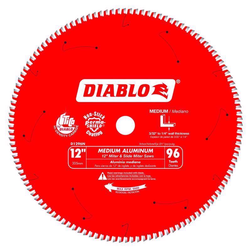 Diablo 12 in. D X 1 in. TiCo Hi-Density Carbide Circular Saw Blade 96 teeth
