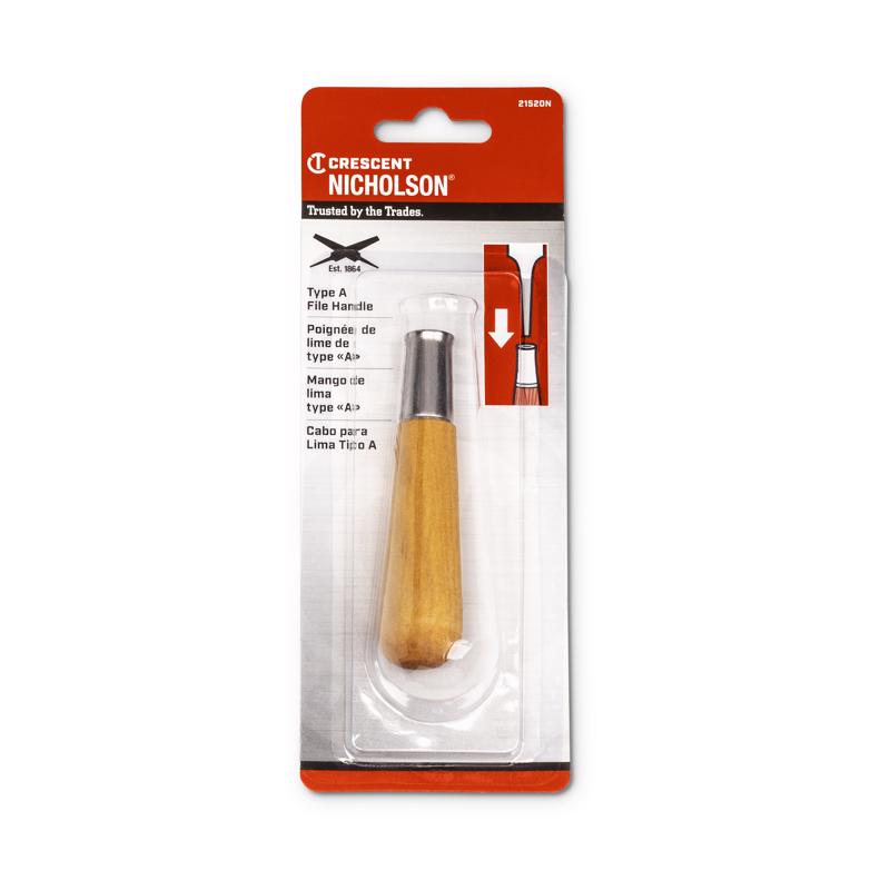 Crescent Nicholson 3-3/4 in. L X 2 in. W Wood File Handle