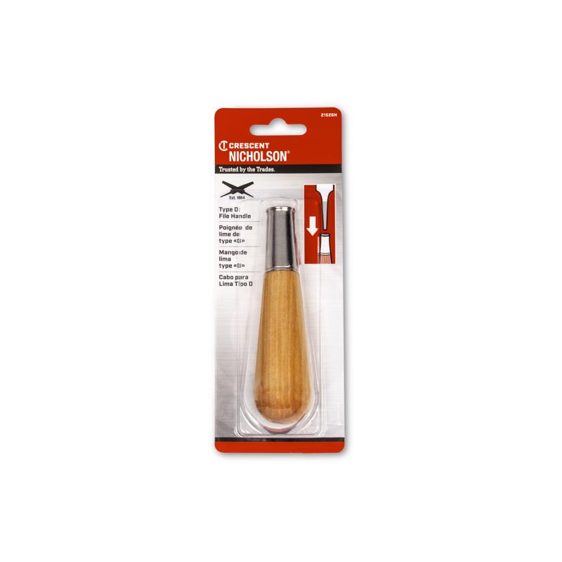 Crescent Nicholson 4-7/8 in. L X 2.85 in. W Wood File Handle