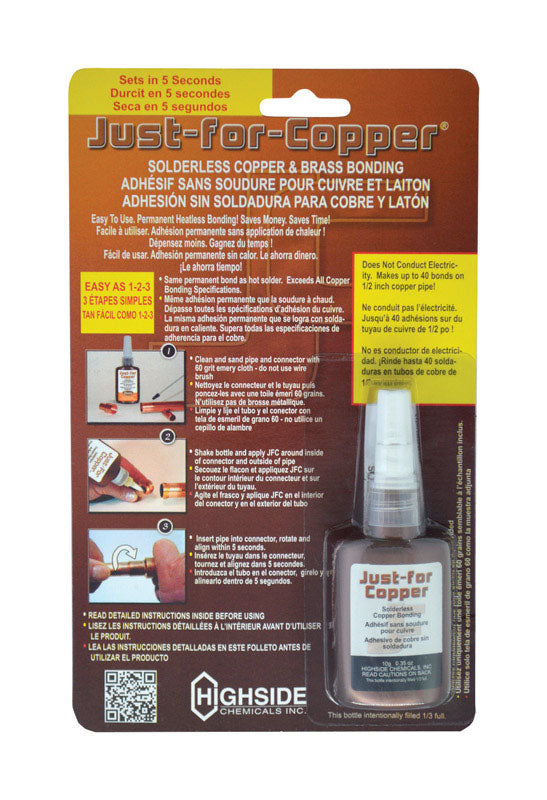 Highside Chemicals Just For Copper 0.35 oz Copper Bonding