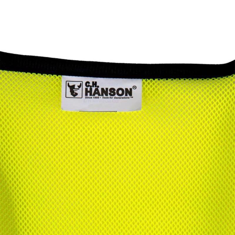 C.H. Hanson Reflective Safety Vest Fluorescent Green One Size Fits All