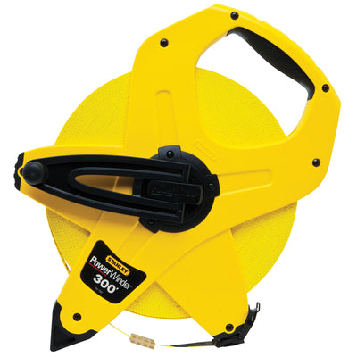 Stanley PowerWinder 300 ft. L X 0.5 in. W Open Reel Long Tape Measure