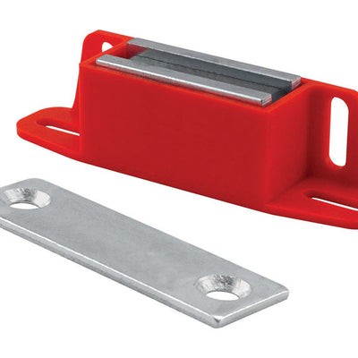 Magnet Source 4.25 in. L X 1 in. W Red Latch Magnet 50 lb. pull