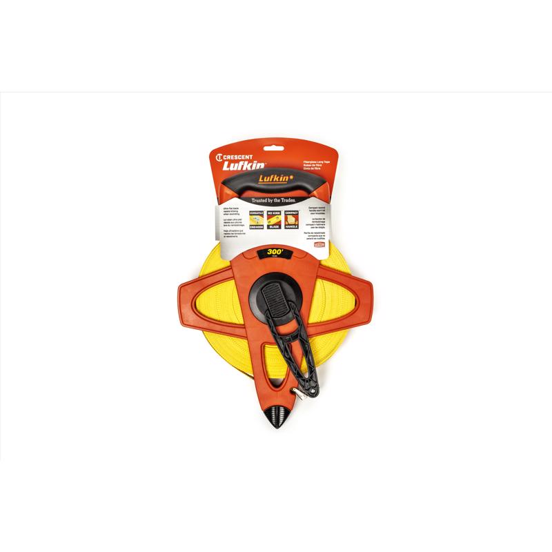 Crescent Lufkin 300 ft. L X 0.5 in. W Reel Rewind Tape Measure
