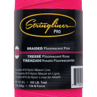 Stringliner Pink Braided Chalk Line Refill 500 ft. Pink
