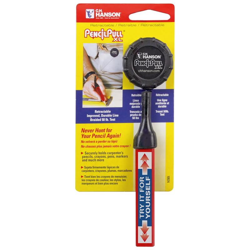 C.H. Hanson 3.5 in. L Retractable Pencil Pull Black
