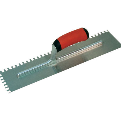 Marshalltown 4-1/2 in. W X 11 in. L Steel Notched Trowel