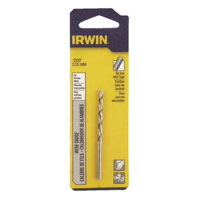 Irwin #30 X 2-3/4 in. L High Speed Steel Jobber Length Wire Gauge Bit Straight Shank