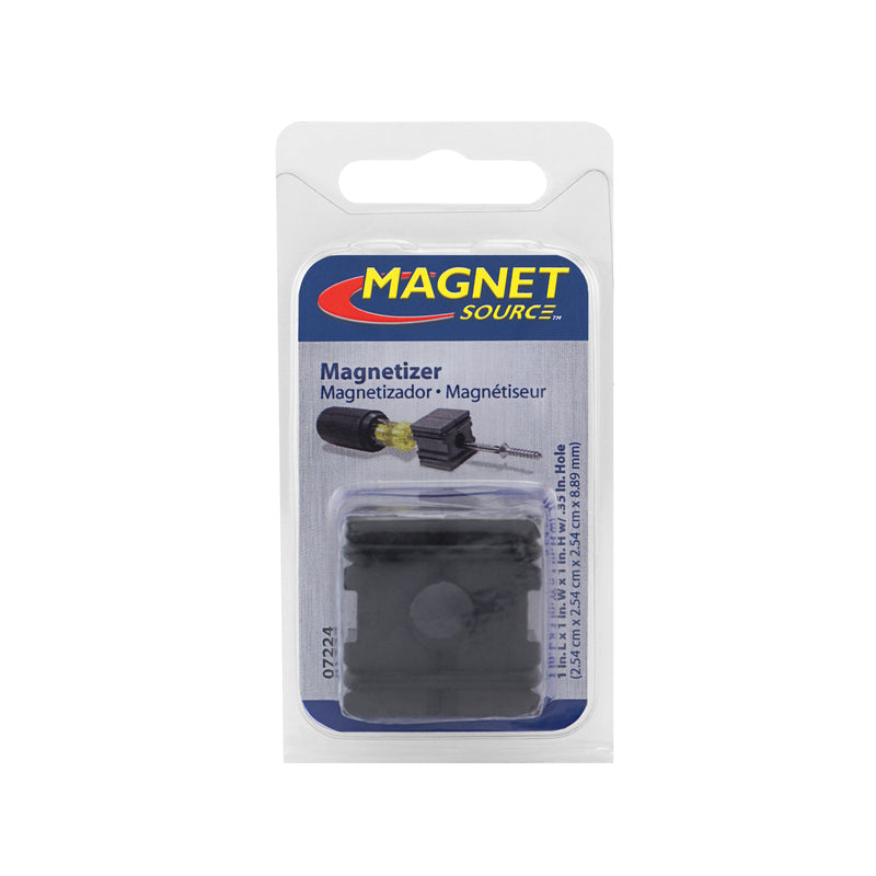 Magnet Source 1 in. L X 1 in. W Black Magnetizer