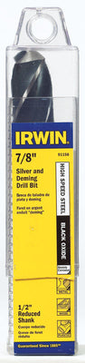 Irwin 7/8 in. X 6 in. L High Speed Steel Drill Bit Straight Shank