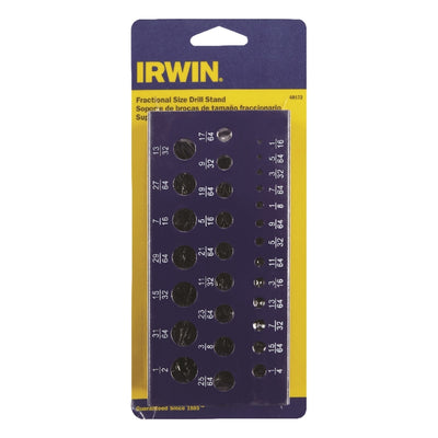 Irwin Steel Drill Bit Stand Straight Shank
