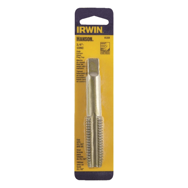 Irwin Hanson High Carbon Steel SAE Fraction Tap 3/4 in.