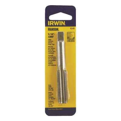 Irwin Hanson High Carbon Steel SAE Fraction Tap 9/16 in.