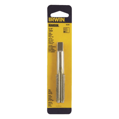 Irwin Hanson High Carbon Steel SAE Fraction Tap 5/8 in.
