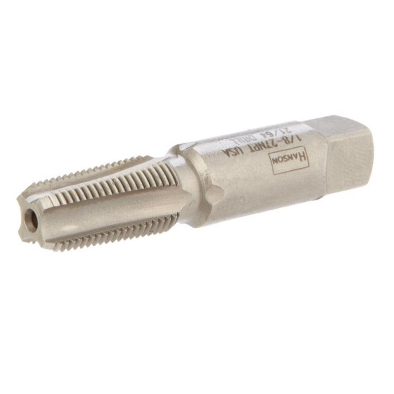 Irwin Hanson High Carbon Steel SAE Pipe Taper Tap 1/8 in.