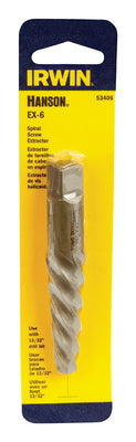 Irwin Hanson 13/32 in. X 13/32 in. D Carbon Steel Spiral Screw Extractor 6 in.
