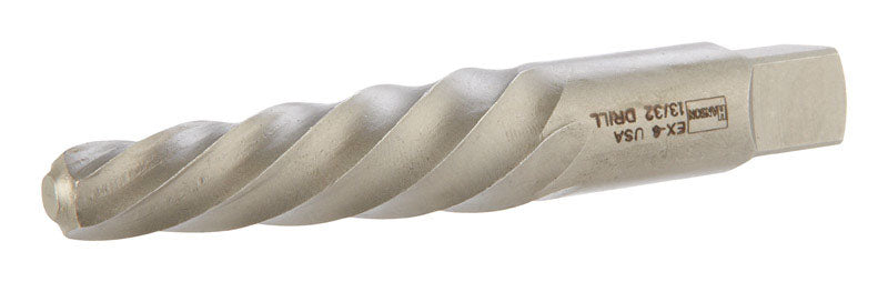 Irwin Hanson 13/32 in. X 13/32 in. D Carbon Steel Spiral Screw Extractor 6 in.
