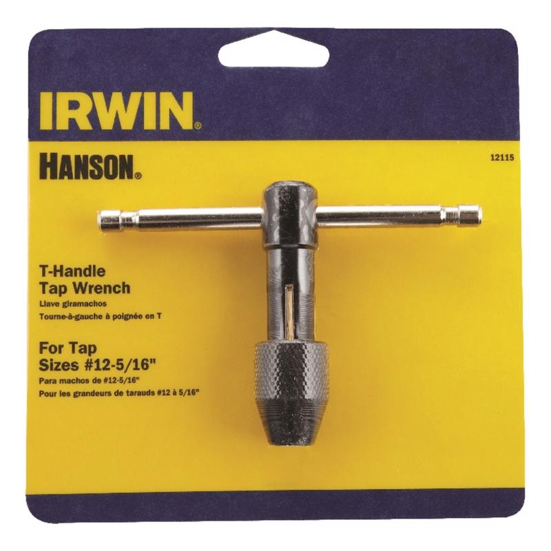 Irwin Hanson High Carbon Steel T-Handle Tap Wrench 12-5/16 in.
