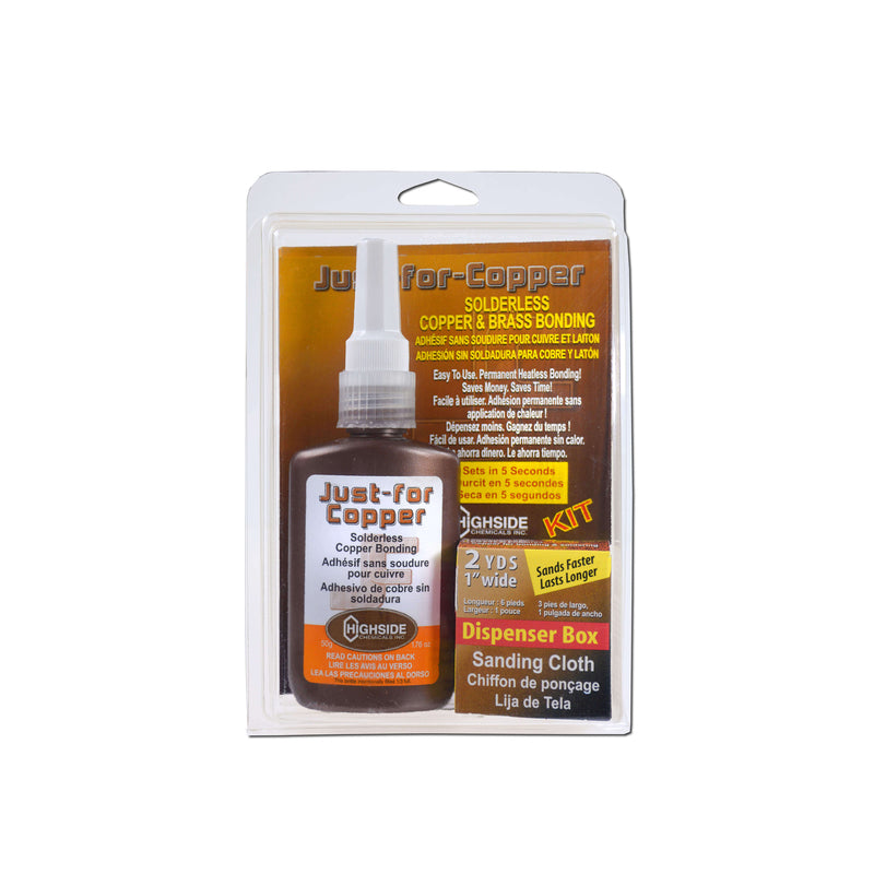 Highside Chemicals Just For Copper 5 3/8 in. L X 8 1/2 in. W Copper Bonding Copper