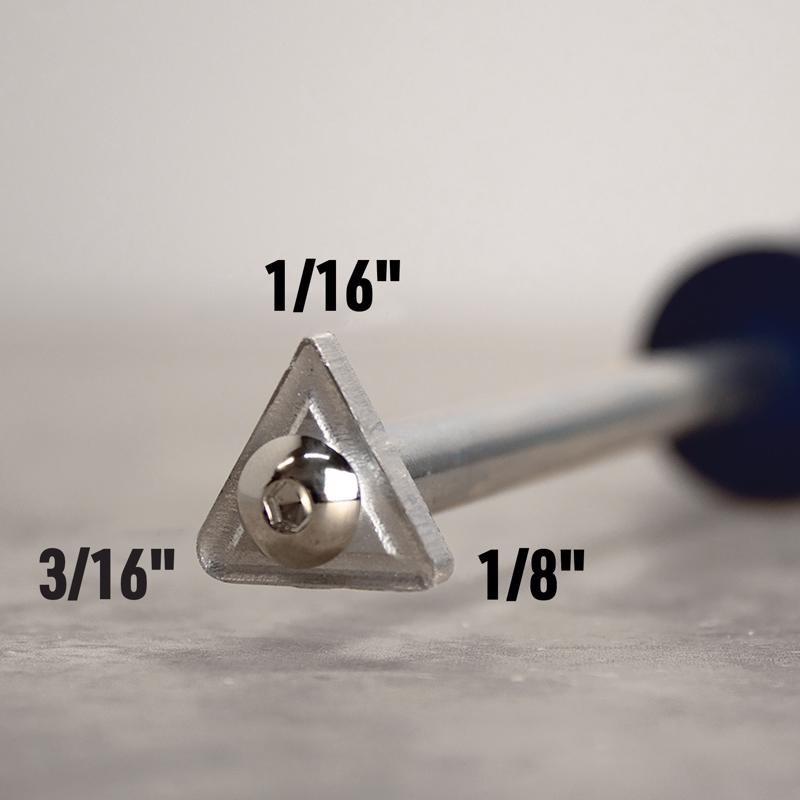 QEP 1.26 in. H X 1.25 in. W X 10 in. L Carbide Grout Removal Tool